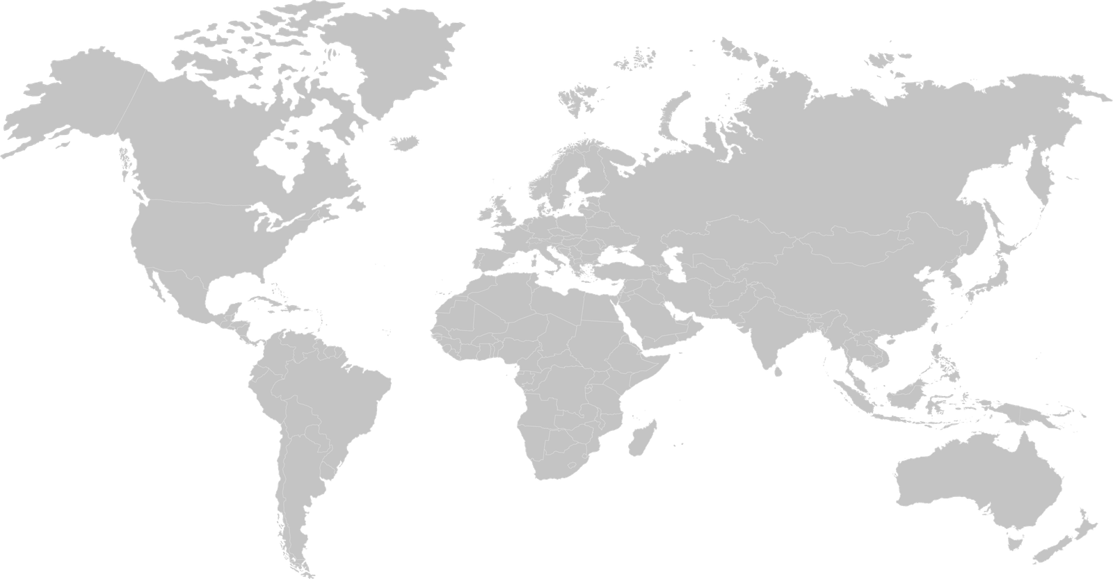 Interics Asia global presence map